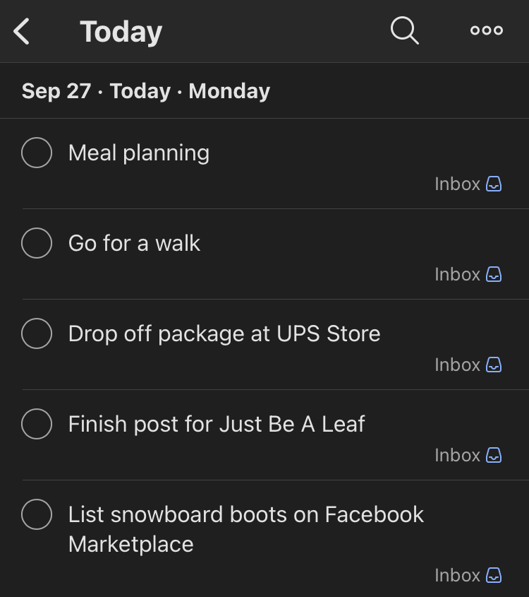 Todoist List