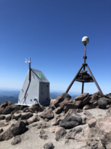 Passing Monitor Peak when climbing Mount Saint Helens